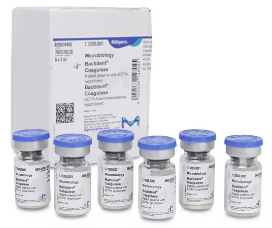 Merck BACTIDENT® Coagulase Rabbit Plasma with EDTA, Lyophilized