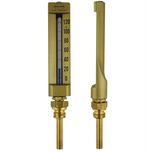 Brannan Al Case Straight Liquid-in-Glass Thermometers