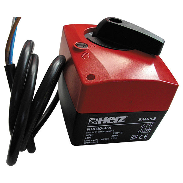 Herz Armaturen Motoric Actuator for 2-Way and 3-Way Control Ball Valve